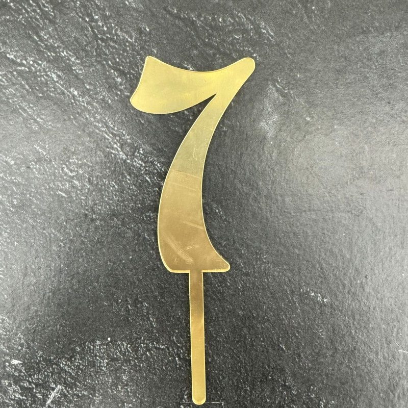 Изображение Топпер цифра 7, 9 см (Ц-2)